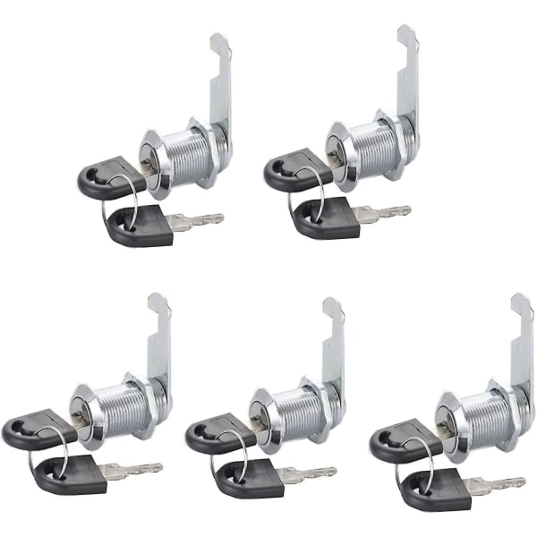 5 Pieces Cabinet Door Lock, Mailbox Lock With 10 Keys, For Cupboard Cabinet, Cabinet, Mailbox Drawer Door, Etc.