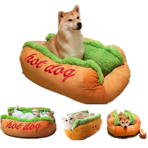 Hot Dog Design Pp Bomull Dyp Søvn Senger For Små Hunder(best) | Fruugo Se(gratis Frakt)