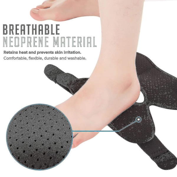 Säädettävä Drop Foot Brace Unisex jalkatuki sopii oikealle/vasemmalle jalalle Orthosis_ki