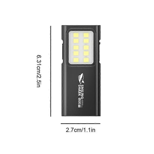 Mini COB LED arbeidslys bærbar klipslys enkel å bære
