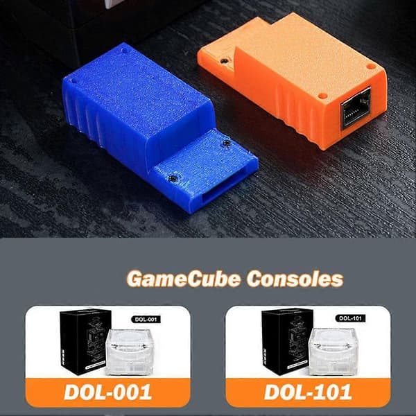 Kontrolleradapter for Game Cubes Kontrolleradaptertilbehør for ETH2GC Blue