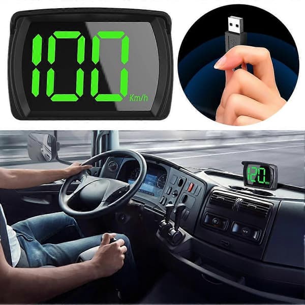 GPS KMH HUD Digitalt speedometer Head Up Display Biltilbehør