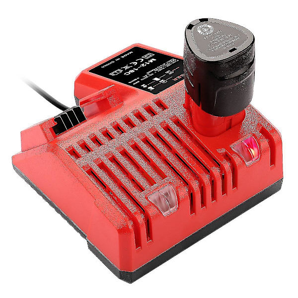 Erstat M12-18fc opladere Milwaukee lithium batteri M12-18C dobbelt oplader li-ion batterier adaptere 12V/14.4V/18V