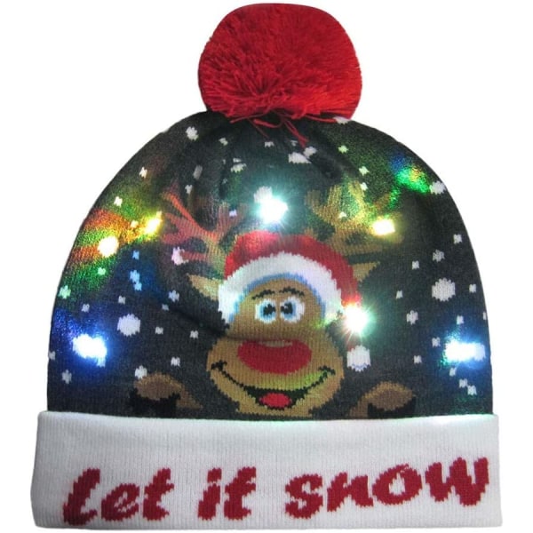 LED jouluvalo talvi lämmin hattu