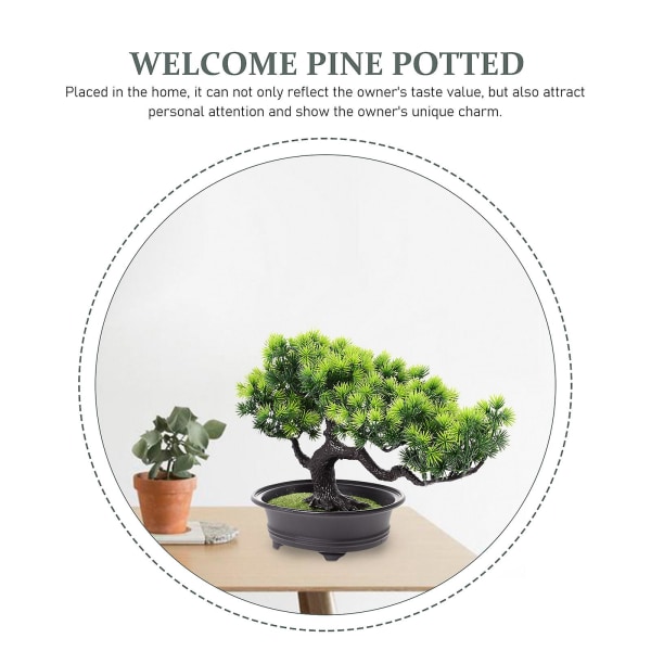 Innendørs kunstige planter falske potteplanter Bonsai Plantas Artificiales Decorativas Kunstig potteplante falske plantedekorasjoner