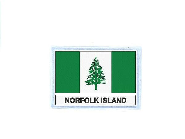 Mærke patch badge prints NF norfolk flag