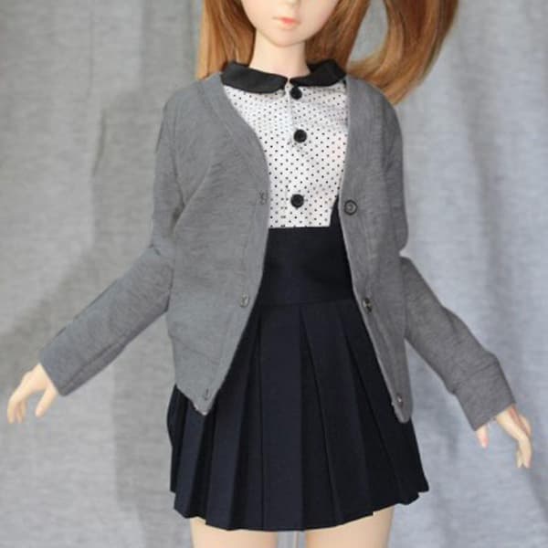 Neuletakki napeilla 1/6 Bjd Sd-nukeille