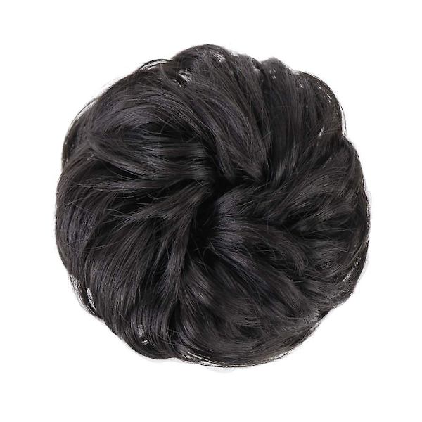 1 kpl Sekava Hiustyyli Pulla Hiusnauha Pidennys Kiharainen Aaltoileva Sekava Synteettinen Chignon Naisille Updo Hiuspidenne
