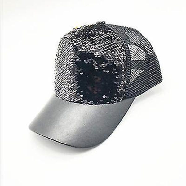 Muodi Baseball-lippis Naisten Säädettävä Lippi Renttu Hattu Heijastavat Paljetit Muoti Snapback Kesä Aurinko Hatut Casquette Gorras 8