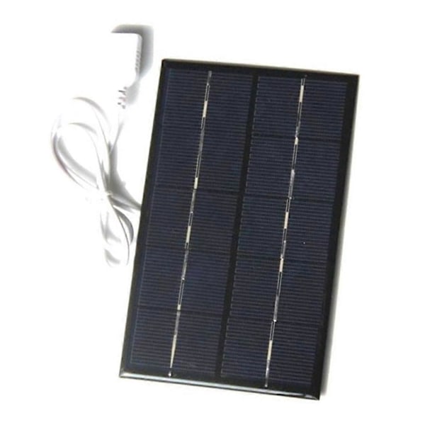 2W 5V 380MA USB Mini Solpanel Modul DIY Polysilicium Solcelleoplader til Telefon USB Ventilator