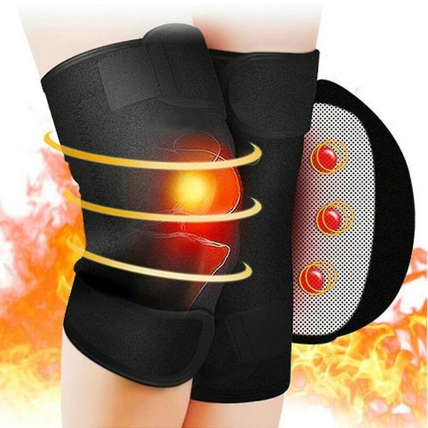 Vibrationsknæmassager med varme, justerbar størrelse knæmasse