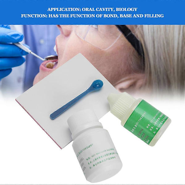 15ml Zinkpolykarboxylatcementvätska 30g Zinkpolykarboxylatcementpulver