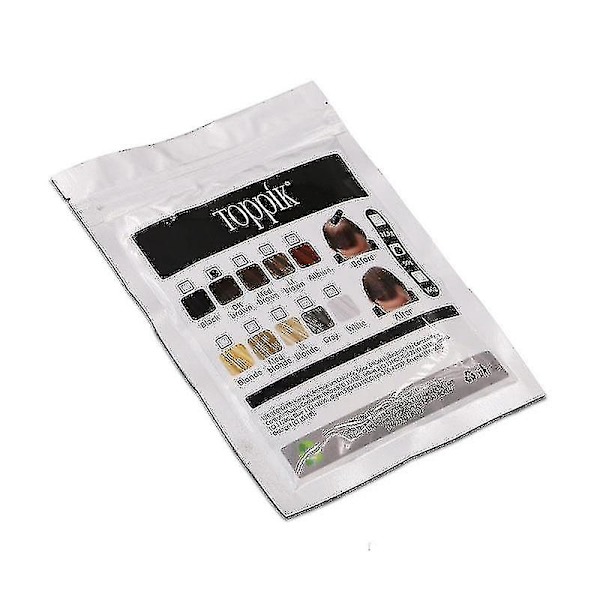 50g påse med hårfiberspulver, påfyllningspåse för tjockt hår i flera färger Dark Brown 50g