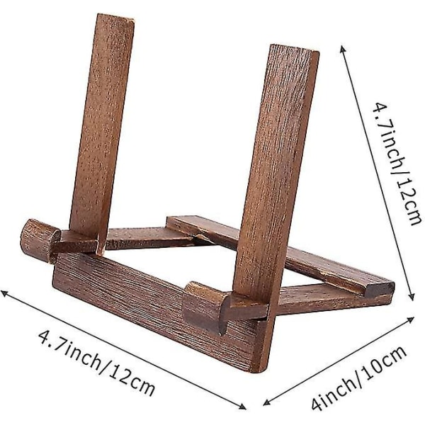 2 kappaletta puinen näyttötelinelevy pidike Easels Picture Fra