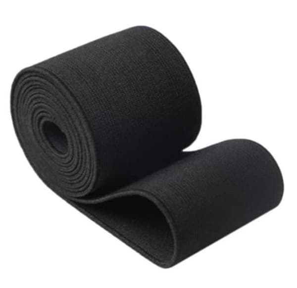 Elastisk bånd 5 meter 40 mm bred svart