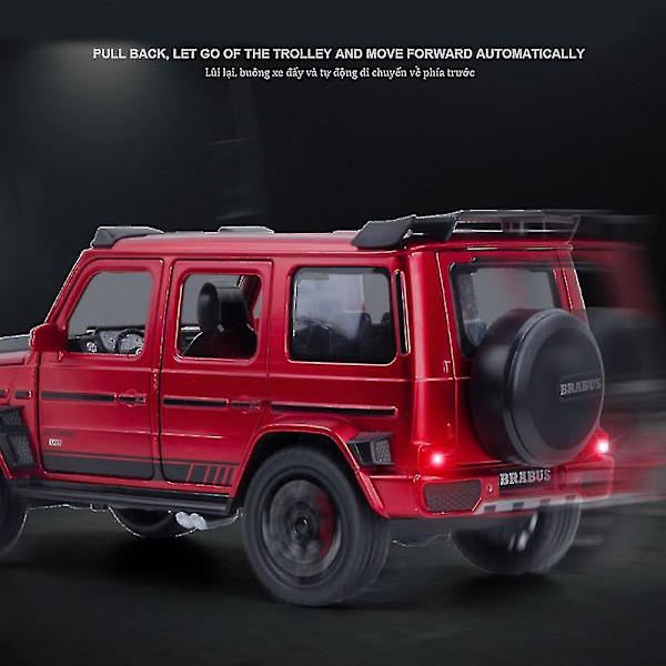Brabus G800 Suv-automalli valolla ja avattavilla ovilla, musiikilla varustettu simuloitu ajoneuvo