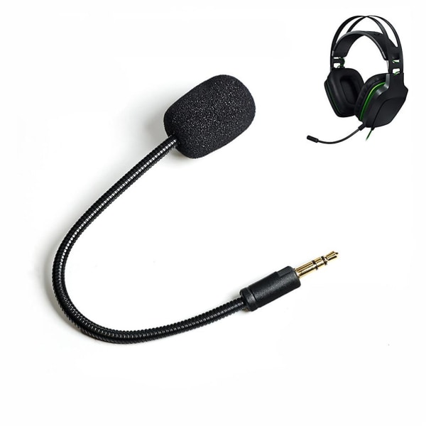 Ersättningsmikrofon 3,5 mm Aux-mikrofonbom kompatibel med Razer Electra V2 USB 7.1 Surround Sound Gaming-headset