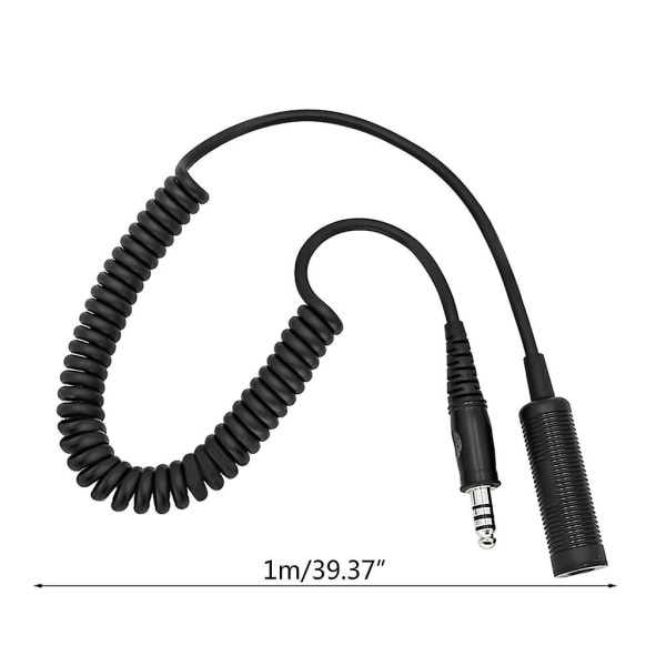 Radio 3,5 mm til U174/u til Comtac NATO-stik - Headsetforlænger