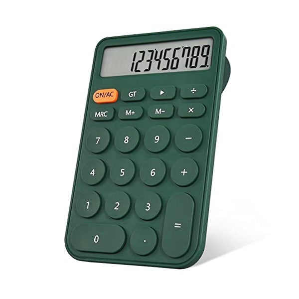 2-pack grundläggande miniräknare, miniräknare i fickstorlek, 12-siffrig datorkalkylator för , Scho
