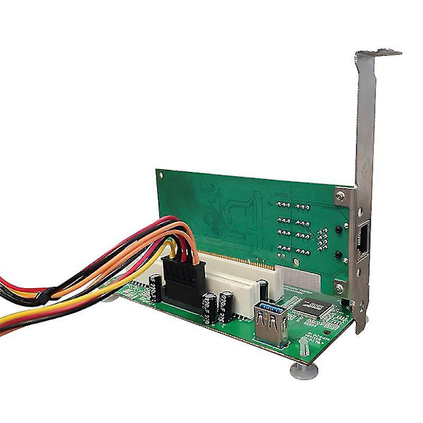 PCI-PCI-sovitin PCIe kahdelle PCI-paikalle laajennus USB 3.0 lisäkortti S-muunnin F