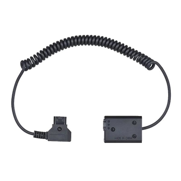 V-mount / D-tap till NP-FW50 DC-kopplingsadapter Dummy Batteriadapter Spiral Kabel för A7 A7ii A7s A7r A7sii