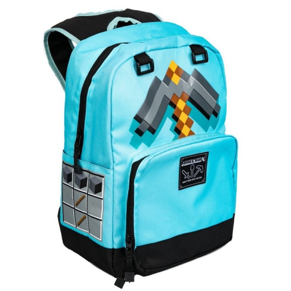 Minecraft Creeper Ryggsäck Skolväska Barn Pojkar Present B