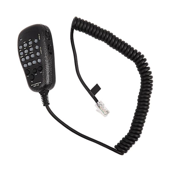 Dtmf -48a6j Hand Mic Mikrofon Rj-45-kontakt för Ft-8900 Ft-2800m Ot8g Radio