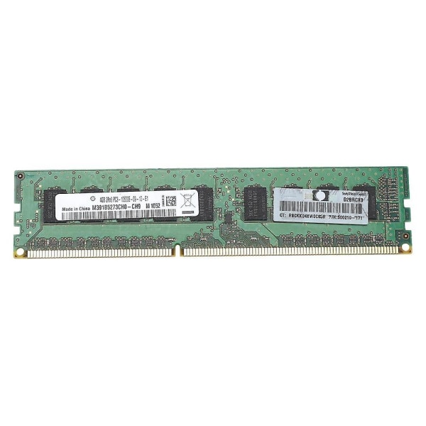 4GB 2Rx8 PC3-10600E 1.5V DDR3 1333MHz ECC Minne RAM Obuffrad för Server Arbetsstation (4G)