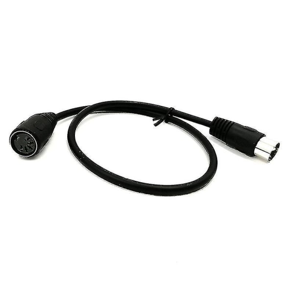 5-pin Din hann til hunn Midiat adapterkabel for Midi-keyboard 1,5 m