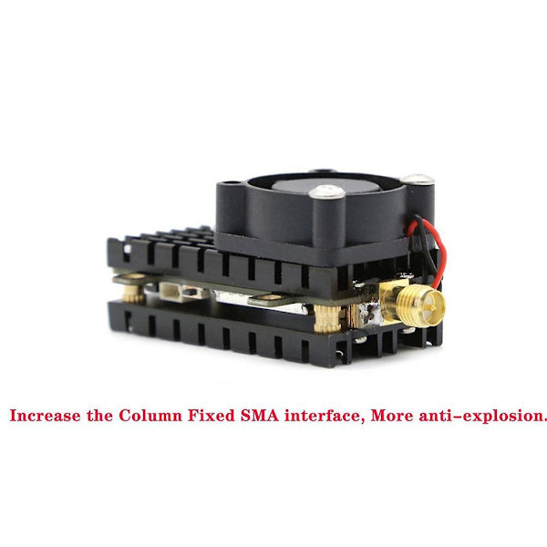 5,8 GHz 2W FPV Trådløs Sender Ts582000+ Bredvinkel FPV Kamera Over 20 km Rekkevidde 5,8g 2000mw Video Av Lyd Sender