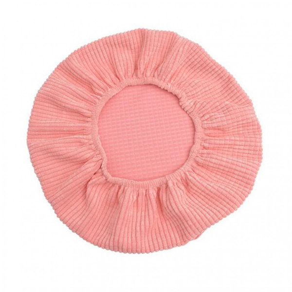 Vinterbarpallsöverdrag, runt sätesöverdrag för lyftstol, rosa_40x40x10cm