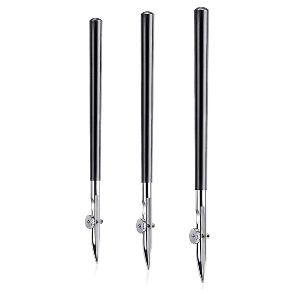 3 Størrelser Art Ruling Pen Sæt, 3 Pakker - hængslet Masking Fluid Pen, Straight Line Pen til Tegning Mounti