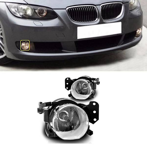 Tåkelyssett for - 3 5 6 Serie E60 E61 E90 E91 E63 E64 X3 E83 Frontfanger Tåkelys 6317691