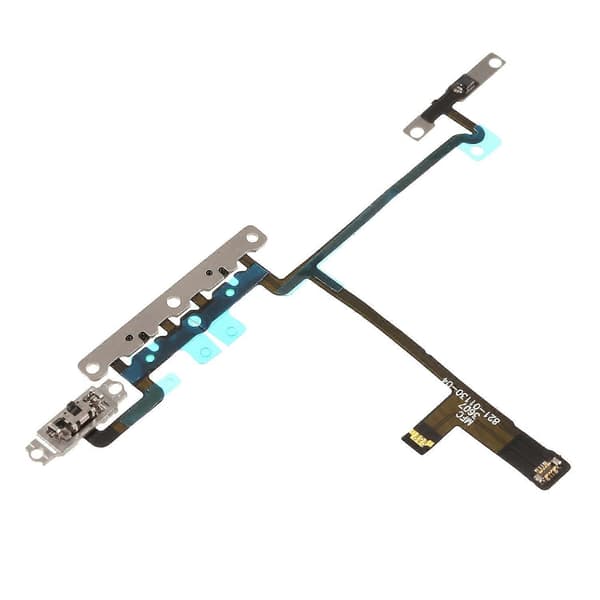 Volume Knap Flex Kabel Reservedel med Metalplade til iPhone X