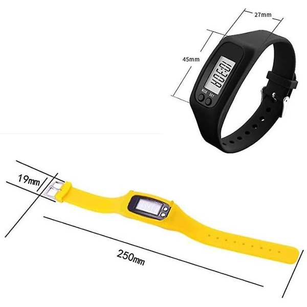Fitness Tracker-klokke, skritteller for å gå trinnteller med kaloriforbrenning