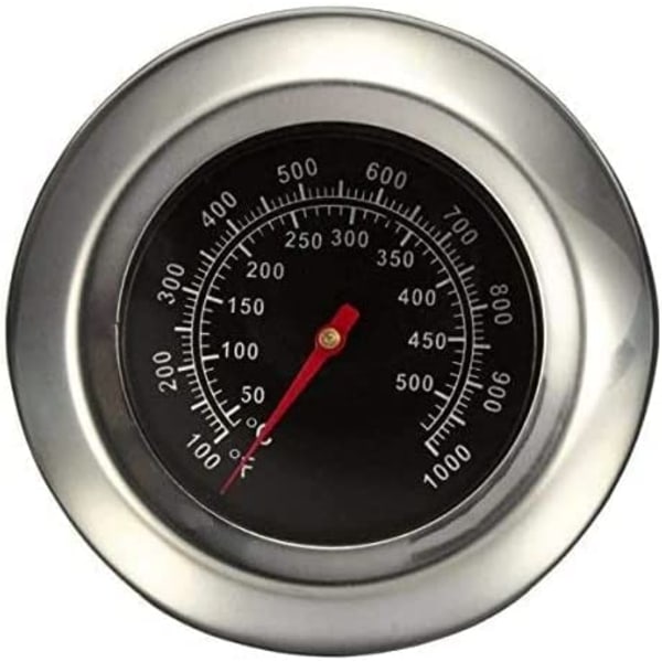 Grilltermometer i rostfritt stål, BBQ-termometer med sond