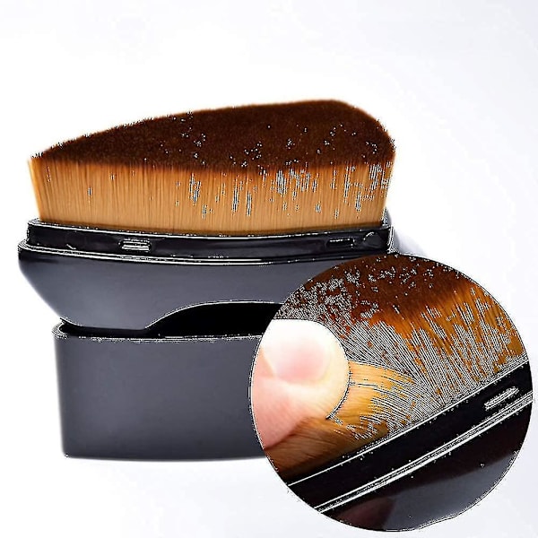 Foundationborste, Foundationborste för flytande foundation, Makeupborstar för felfri basmakeupfinish (2 st)