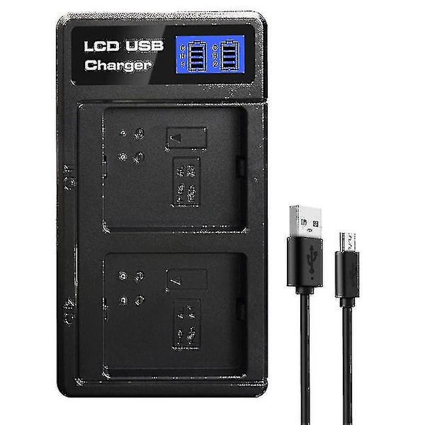 Dubbla batteriladdare för Arlo Pro-batteri Arlo Pro 2-batteri Arlo Go-batteri, LCD-batteriladdare