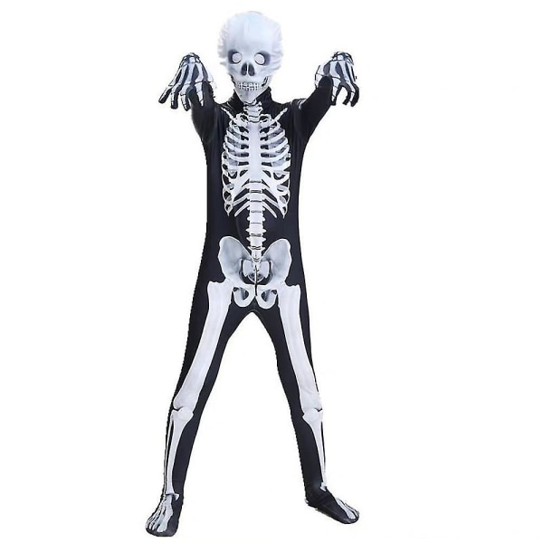 The Rake Monster Urban Legend Kids Halloween Fancy Dress Cosplay Kostume Black 160cm
