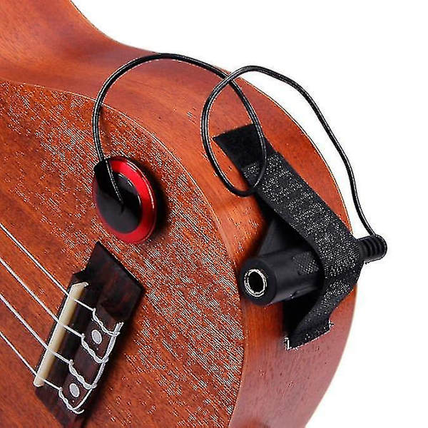 Akustisk Piezo Kontaktmikrofon Pickup för Gitarr Violin Mandolin Ukulele 1st