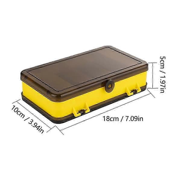 Dobbeltsidig Slukboks 2-lags Oppbevaring - 36 Rom, Sammenleggbar Design D6H0 Blue