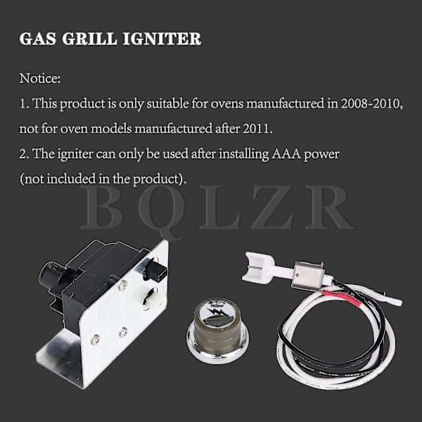 Gassgrilltenner 83741001 Sett erstatning for Weber Genesis E-310 E-320
