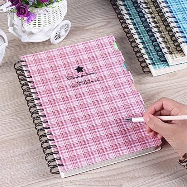 Journal Spiral Notebook Record Student Dagbog Notesblok Skitse Lektie Bog