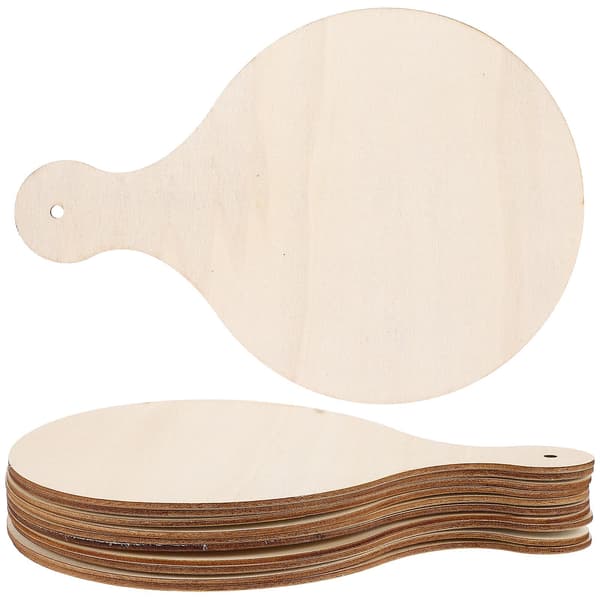 10 stk Runde Serveringsbrett Trebrødplate Pizzapelle