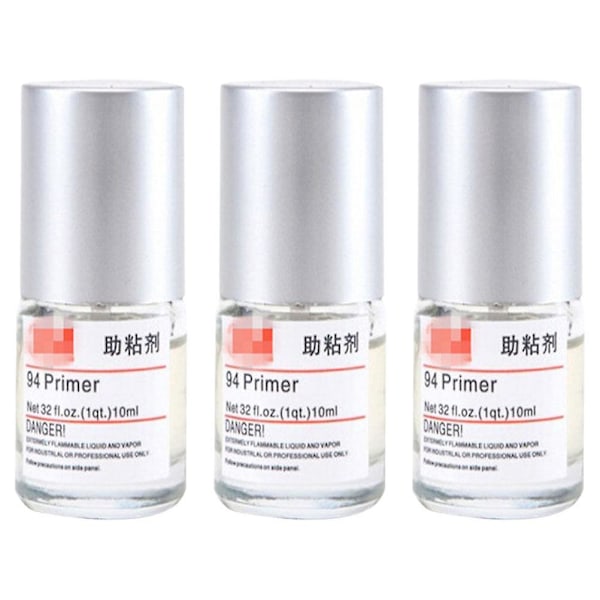 3 Bottles Adhesion Promoter Automotive 10ml Multi-purpose Adhesion Promoter