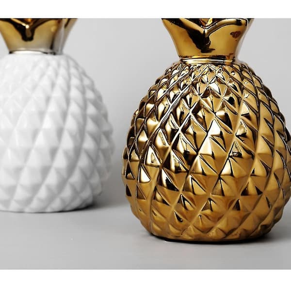 Keramikk ananasformet figur ananas luksushåndverk gave-b