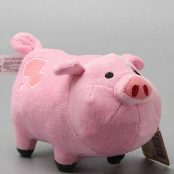 Gravity Falls Waddles Den Rosa Grisen Plysjdyr Plysjleke Dukke Barn Bursdag Barnegave 18cm