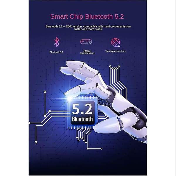 Usb Bluetooth 5.2 Adapter Bluetooth-kompatibel 5.2 Usb Sändare 3.5mm Extern Antenn Dator