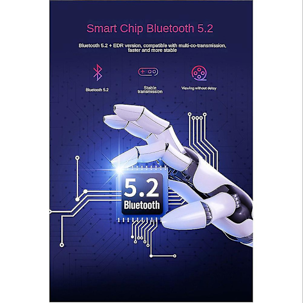 Usb Bluetooth 5.2 -sovitin Bluetooth-yhteensopiva 5.2 Usb Trans