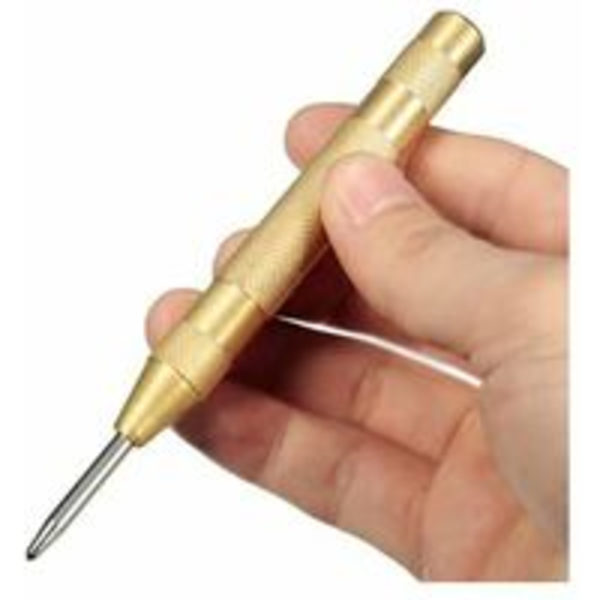 Set med 2 automatiska stansar för metall eller trä (guld)